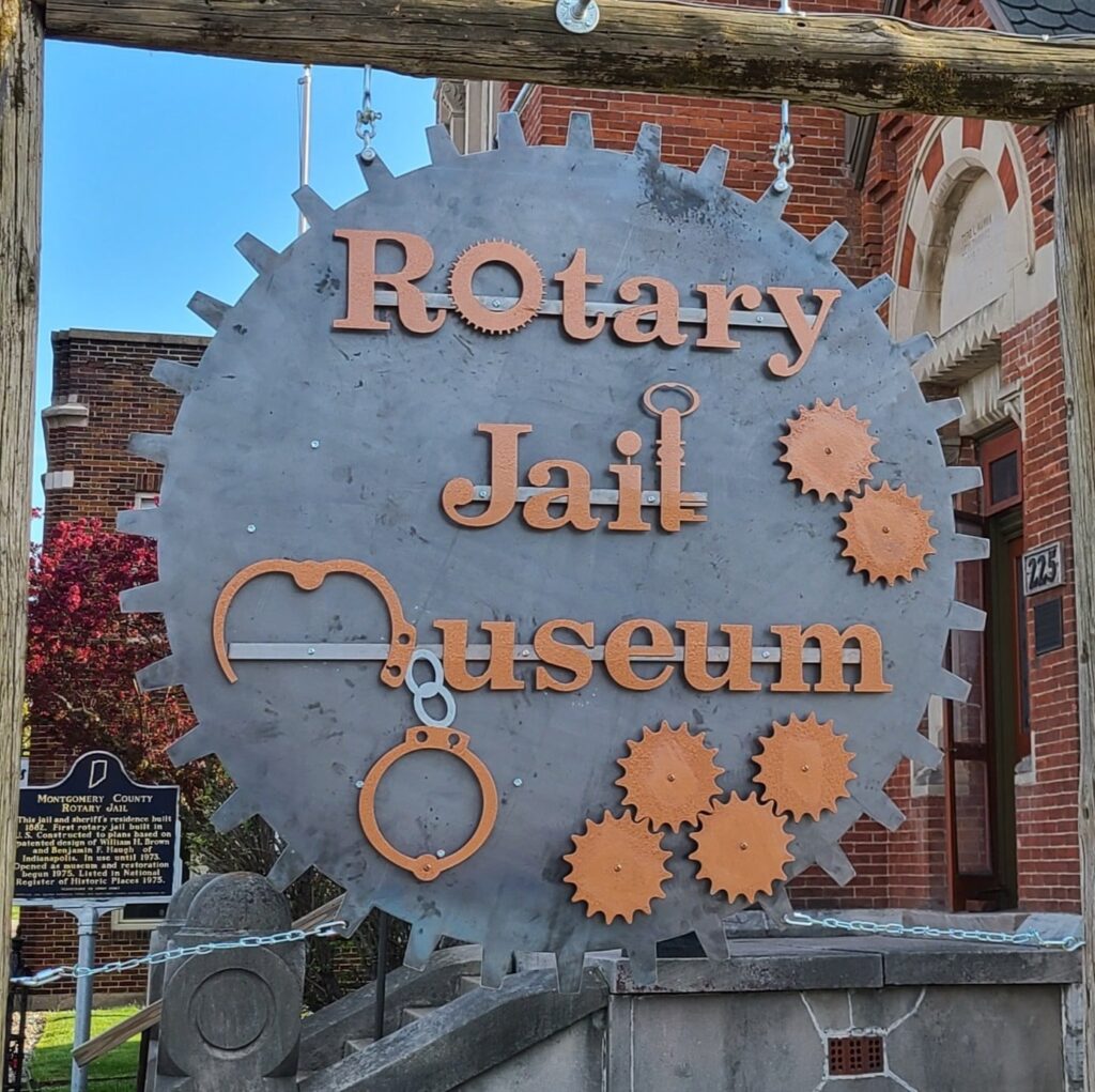 Gear Up to Visit the Rotary Jail Museum in Historic Downtown Crawfordsville